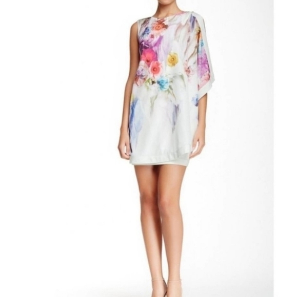 Ted Baker London Dahni Sugar Sweet Floral Tunic Dress Multi Color Size 3 - Picture 1 of 8